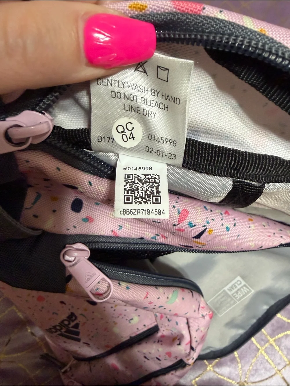 💥 WOMENS Adidas Pink Confetti Backpack